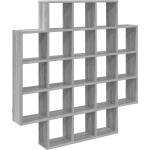 vidaXL Стенен рафт Сив Сонома 100 x 13 x 100 см Инженерна дървесина (8012249)