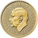 Investiční zlato The Royal Mint 25 Pounds Britannia 1/4 oz