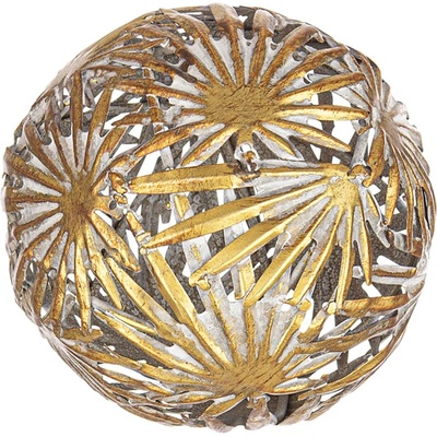 Bizzotto ДЕКОРАТИВНА СФЕРА mirleft leaf 20cm ЗЛАТО (0183281)