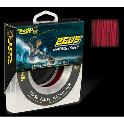 Black Cat Zeus Universal Leader Red 40m 1,10mm 165kg