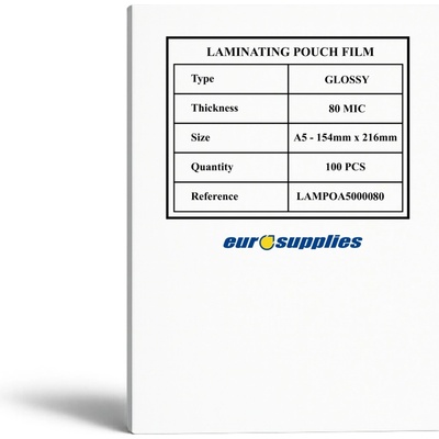 EUROSUPPLIES A5/160 lesklé - balení 100 ks – Zboží Živě
