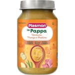 PLASMON Пюре Plasmon - Зеленчуци с бебешка паста и говеждо месо, 7+ м, 200 g (2731) - baby