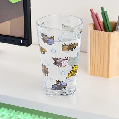 Paladone Sklenice Minecraft Axolot 400 ml