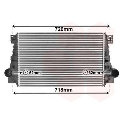 Chladič turba VAN WEZEL 58004371 58004371