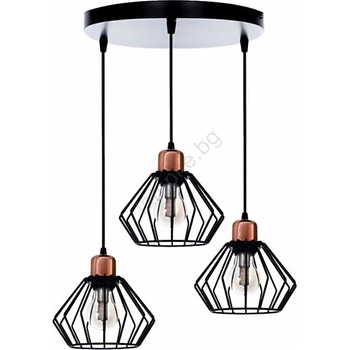 BELIS Полилей на въже PORTO 3xE27/40W/230V (BE0231)