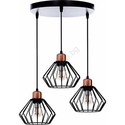 BELIS Полилей на въже PORTO 3xE27/40W/230V (BE0231)