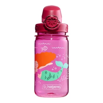 Nalgene Бебешка бутилка за вода Grip-n-Gulp Sustain 0, 35 L розова русалка (078940)