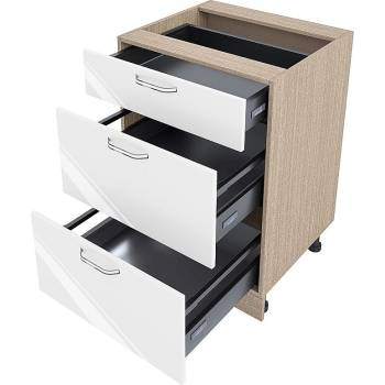 Image 1 of ИРИМ Долен кухненски шкаф Сити МФ-Бяло гланц-05-54 60 см