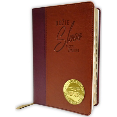 Biblia s DT, ekumenický preklad, štandardný formát, hnedá, dvojfarebná, Jubilejný rok 2025