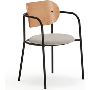 Teulat Сив трапезен стол в дъбов декор Eclipse - Teulat (16479_TE)