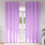 Pure Line Home Плътни завеси в цвят орхидея с метални халки, 2 бр. , 140 x 245 см