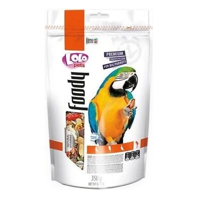 Lolo pets Basic Veľký papagáj 350 g