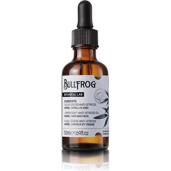 Bullfrog Botanical Oliocento 100% přírodní olej na změkčení vousů a vlasů 50 ml