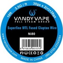 Vandy Vape Superfine MTL Fused Clapton odporový drát Ni80 3m