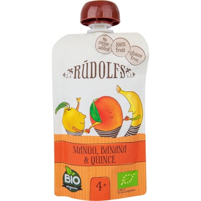 Rudolfs BIO kapsička mango banán a kdoule 110 g