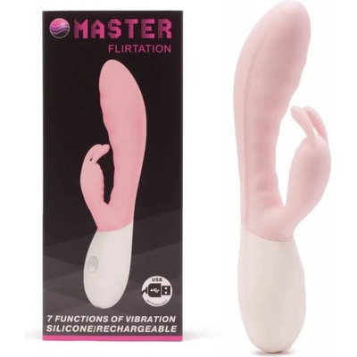Вибратор с впечатляващи функции, 21см. - Master Flirtation Pink (DEBRA00982)