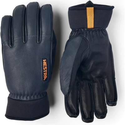 Hestra Ръкавици Hestra Army Leather Wool Terry 5 Finger Gloves - Grey - размер 7 (EU) (202-6071-0212)
