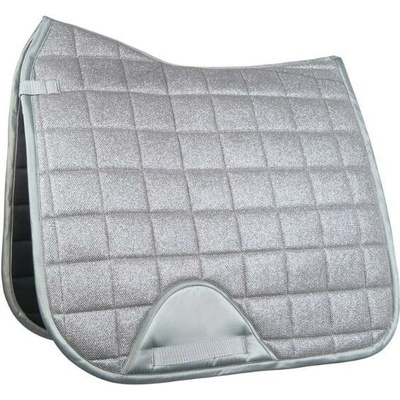 HKM podsedlová dečka Glitter Mesh light grey – Zboží Dáma