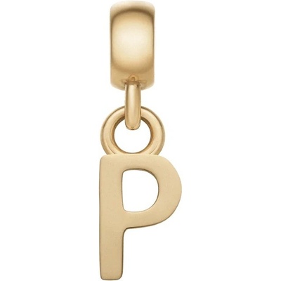 Daniel Wellington Pozlacený přívěsek písmeno "P" Charms DW00400499