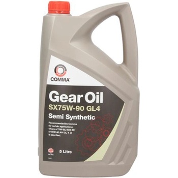 Image 1 of Comma Трансмисионно масло comma sx75w90 gl4 semis. 5 литра