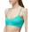 SUNDEK Bikini top - Green / Blue (Atoll)