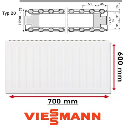Viessmann 20 600 x 700 mm