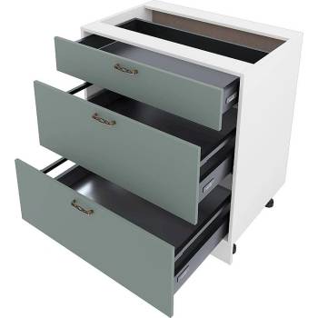 ИРИМ Долен кухненски шкаф Сити БФ-Олив мат-11-55 80 см