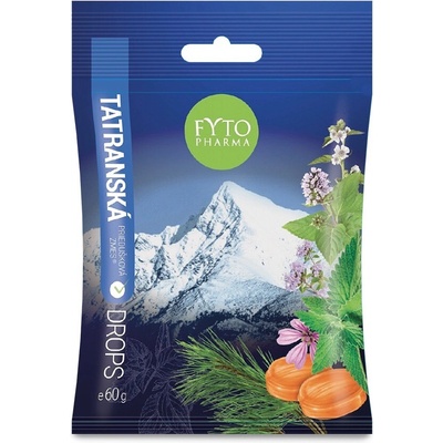 Fytopharma Tatranská priedušková zmes Bylinný drops 60 g
