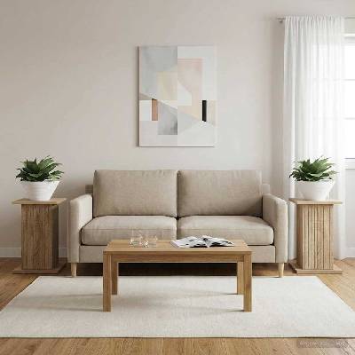 vidaXL Стойка за растения 2 бр. Дъб сонома 30, 5 x 30 x 43 см (899803)