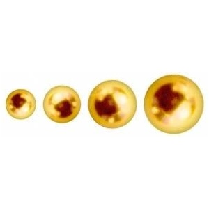 TITANUM Self-adhesive pearls 120pcs gold