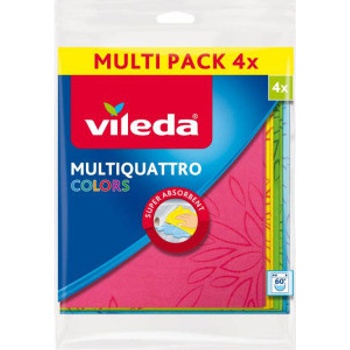 Vileda Multiquattro Colors 164519 hadřík 36 × 34 cm 4 ks