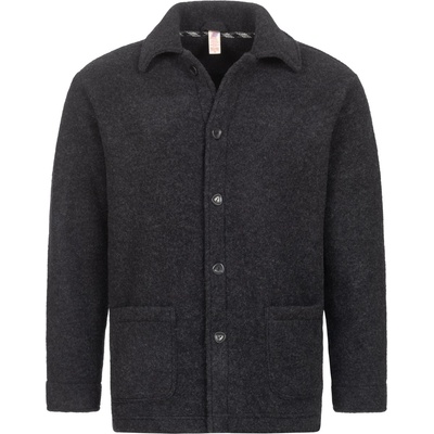 Engel Мъжко вълнено яке Engel Jacket Wool jacket - Schwarz Melange (005-4668-0113)