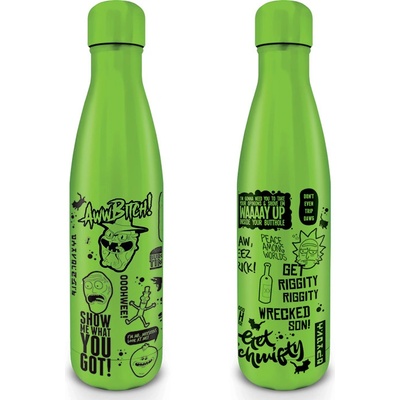 Pyramid Kovová fľaša na nápoj Rick and Morty 550 ml