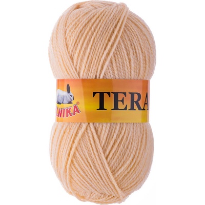 Pletací příze Vlnika TERA 016 světle béžová, klasická, 100g/310m