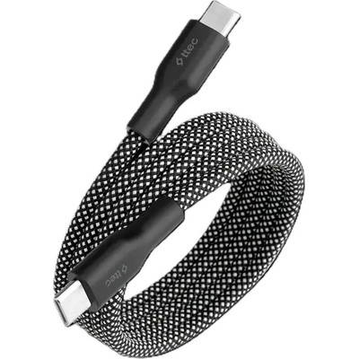 Ttec Data кабел ttec AlumiCable Stick USB-C - USB-C Magnetic 100cm 60W Fast Charge Cable - Черен
