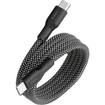 Ttec Data кабел ttec AlumiCable Stick USB-C - USB-C Magnetic 100cm 60W Fast Charge Cable - Черен