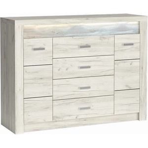 Bogdan Furniture Europe Шкаф Indianapolis I-7, бял крафт