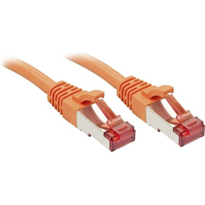 Lindy 47814 RJ45 CAT 6 S/FTP 15m oranžový