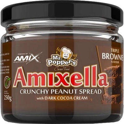 AMIX Mr. Popper´s - Amixella Peanut Spread [250 грама] Тройно брауни