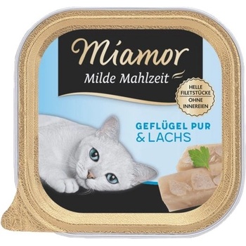 Miamor Milde Mahlzeit птиче месо и сьомга 100 г