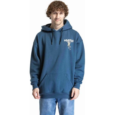 Meatfly unisex mikina Fry dark blue