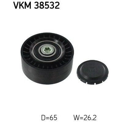 Vratná/vodiaca kladka rebrovaného klinového remeňa SKF VKM 38532