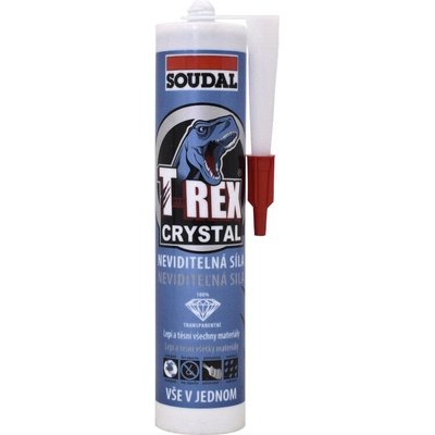 SOUDAL T-REX CRYSTAL - lepicí tmel 290ml