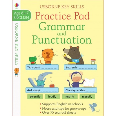 Grammar a Punctuation Practice Pad 6-7 Usborne Publishing