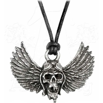 Alchemy gothic Колие с висулка Airbourne - Череп / Крила - ALCHEMY GOTHIC - PP513