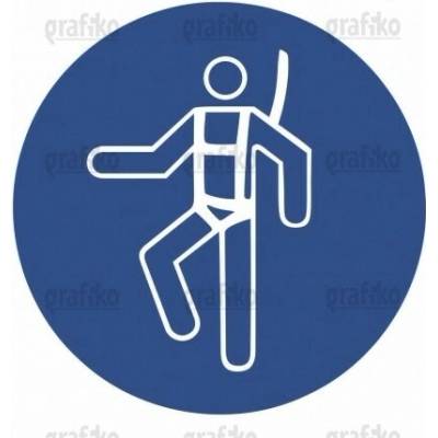 Grafiko | Používej výstroj k upoutání - Materiál Samolepící PVC folie, Rozměr ⌀100 mm