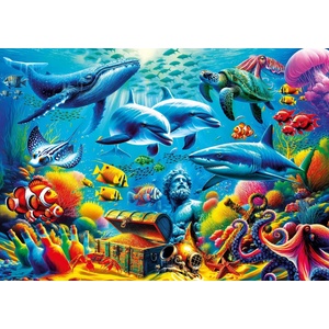 KS Games - Puzzle Treasure Under The Sea - 1 000 piese