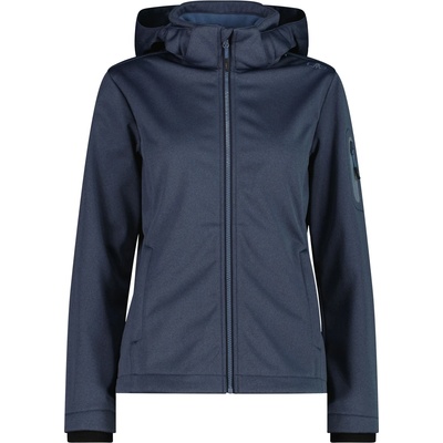CMP Дамско софтшел яке CMP Women's Softshell Jacket Zip Hood Softshell jacket - Space Melange - размер 46 (EU) (103-2141-1917)
