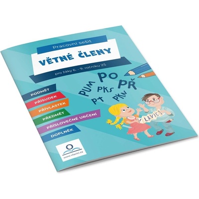 Pracovní sešit Větné členy - Martin Staněk