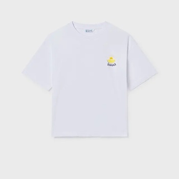 MAYORAL Тениска къс ръкав Sweet в Бял цвят за момиче Mayoral